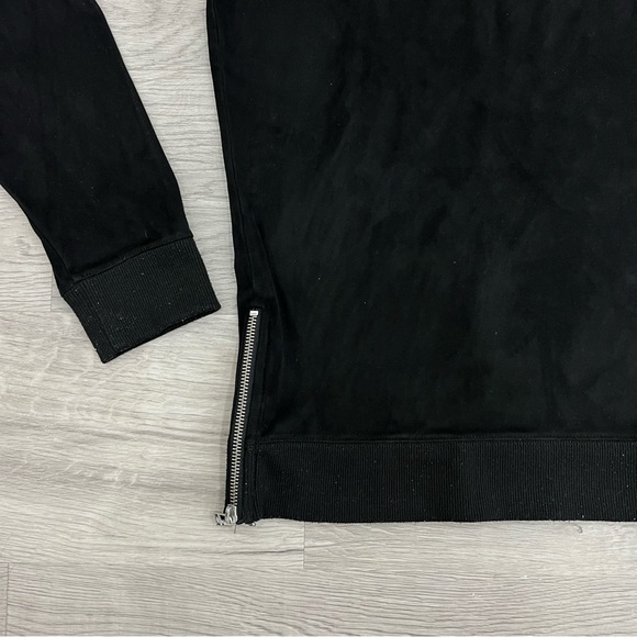 SIMONS Suede Crewneck Sweater - Picture 3 of 6